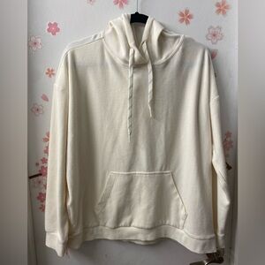 🤍 Marc New York Cozy Neutral – Cream Hoodie + Knit